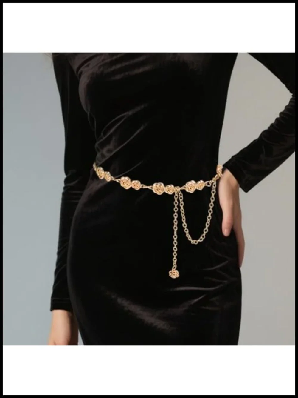 Adjustable Layered Waist Chain Belt for Women Bohemian Beach Dresses
